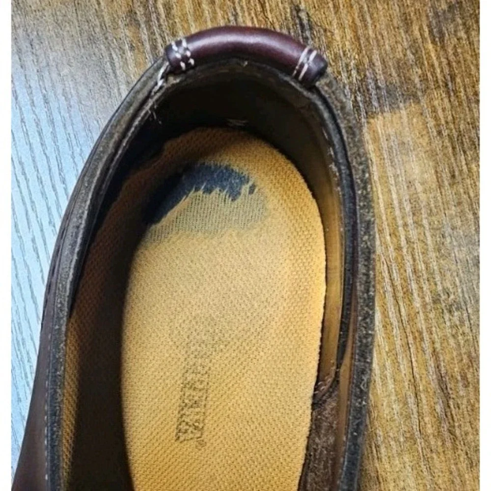 Chippewa LL Bean Shoes Mens 8EE Brown Leather Oxford Vibram Soles Boots